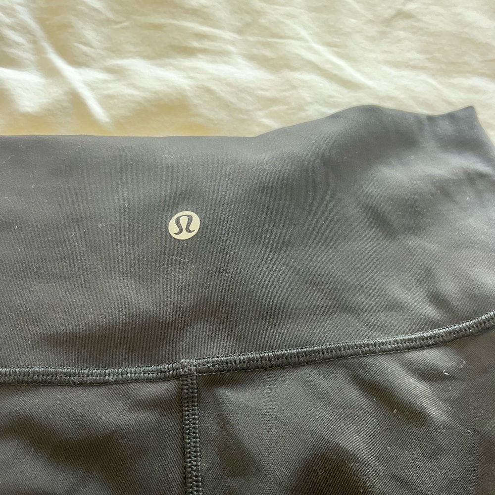 Lululemon Black Leggings 26” - Picture 2 of 2